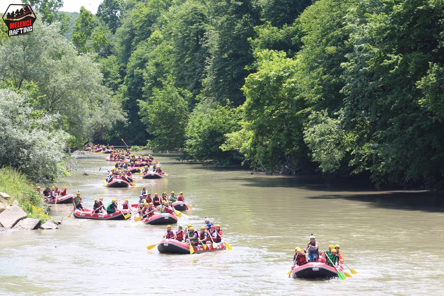 Melen Çayında Rafting