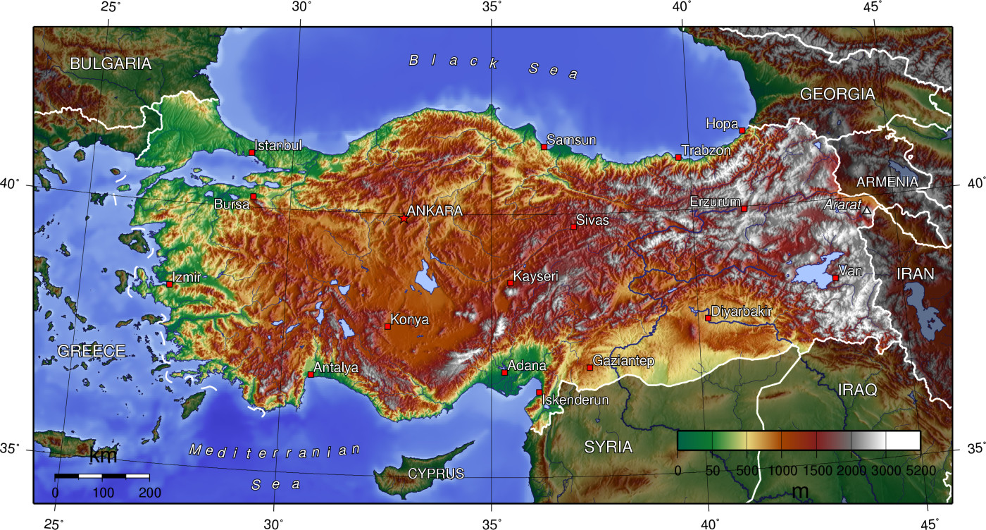 Türkiye fiziki