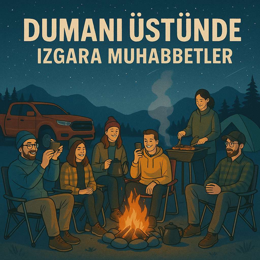 Doğada Akşam Kamp Ateşi eşliğinde Sohbet Buluşması