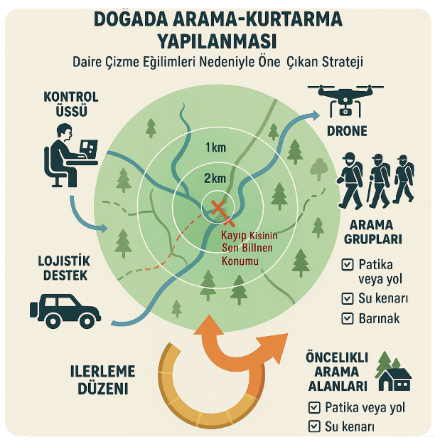 Doğada Kayıp Kişilerin Davranışları ve Arama Kurtarma Stratejileri