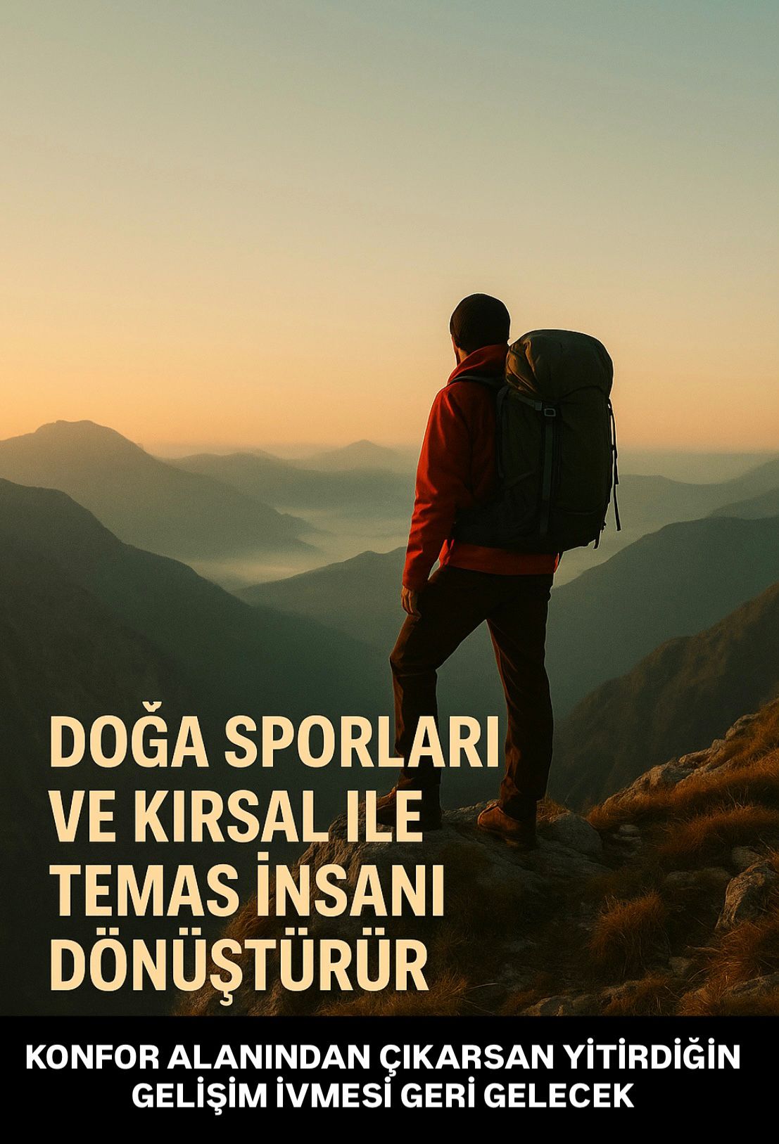 Doğa Sporları ve Kırsal ile temas insanı dönüştürür.